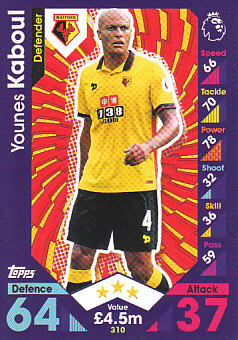 Younes Kaboul Watford 2016/17 Topps Match Attax #310